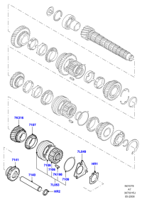YS4R7141AB-GEAR,REVERSE IDLE