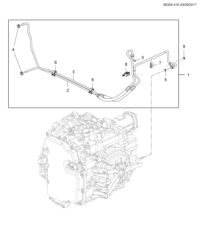 26213403-Tube, oil cooler (incl 2-8)