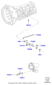 D5AZ7B498A-INPUT SHAFT SEAL
