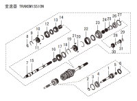 ZM001D17011106-Shaft assy-input
