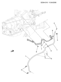 15882260-HOSE, TRANSMISSION OIL COOLER