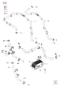 JB3G7A095BA-COOLER ASSY, OIL