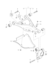 3Y0511511E-PORSCHE PANAMERA CONTROL ARM