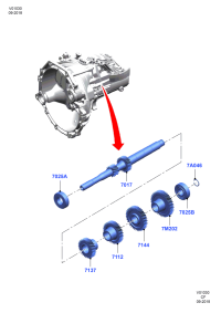 H1BR7025A13A-BEARING-OUTER
