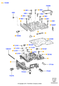 7L1Z7A098A-STRAINER ASSY-OIL