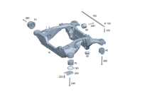 2973500900-Bracket, l. rr. axle