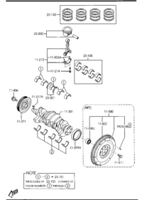 Z6Y111SA0B-PISTON SET