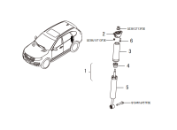 2915101XKW09A-DAMPER,REAR