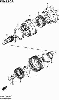 2493066H11-GEAR, RR PLANETARY SUN