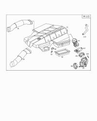 0040941604-AIR FILTER ELMT-C(W204)D