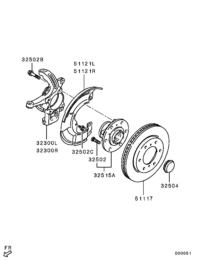 MR992377-Knuckle, steering, rh/lh