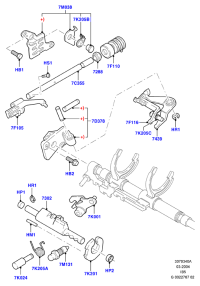 96WT7346BB-Arm assy