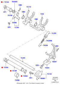 878T7335AA-BUSHING,RUBBER-RR
