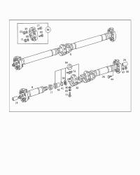1244100281-PROP SHAFT SUPPORT W124
