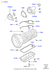 F6UZ7052A-INPUT SHAFT SEAL