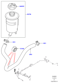 RQP000017-HOSE ASSY-EGR COOLER,OUT