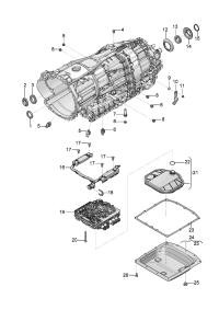 0DS317070-GASKET,OIL SUMP-AUDI A4
