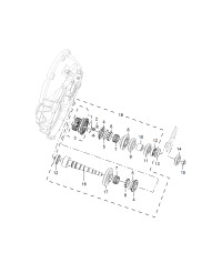 10064960-Gear assy., mnl output 5th