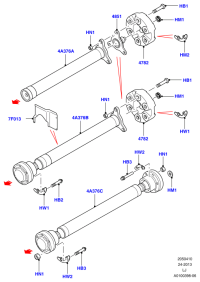 TVB000370-Shaft assy-drive