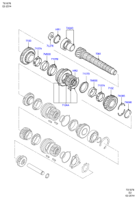 8U3R7061EA-SHAFT