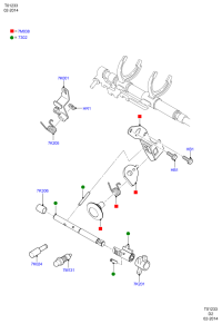 1S6R7K001CA-Lever assy-relay