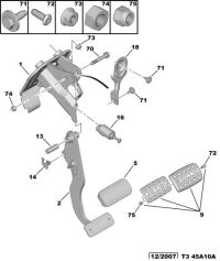 4515AA-Bracket, pedal
