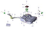 1101400U1510-Cap assy-filler pi