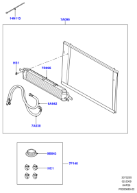 PFZ500030-COOLER ASSY, OIL