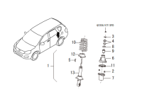 2915105XKZ16A-Dust boot, rear