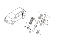 2915108AKZ16A-Mounting, coil spring