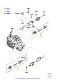 8A8Z3A331A-Tire kit-incl. Tire, clip, t/tire adpt, C- clip and grease/this tire kit will contain two C- clips, 