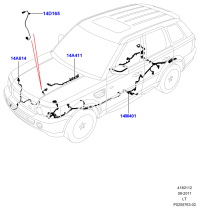 LR016987-HARNESS ASSY-OIL PRESSURE SENS