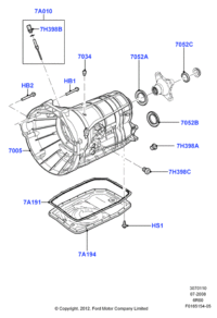 9L3Z7A194A-PAN - TRANSMISSION O