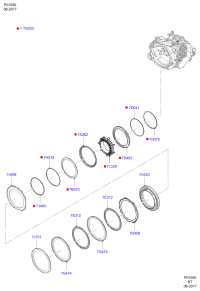 FD8P7D402AA-PISTON W/PIN