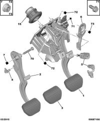 450018-Pedal compl obk