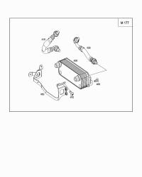 0995006000-OIL COOLER W/GASKET-C(W204)