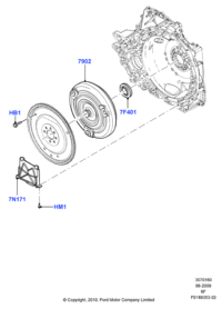 7T4Z7F401A-INPUT SHAFT SEAL