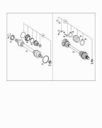 0069975890-ENGINE MOUNTING LH & RH W164