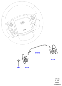 LR018555-HARNESS ASSY-OIL PRESSURE SENS