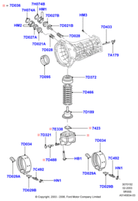 2L2Z7423AA-INPUT SHAFT SEAL