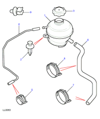 PCH000160-Hose-bleed pipe assembly
