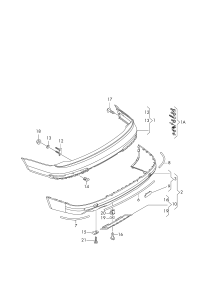 4L0807434KGRU-Spoiler primed for paint outer