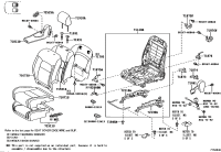 7170560340C0-BOARD SUB-ASSY, FRONT SEAT BACK, RH/LH