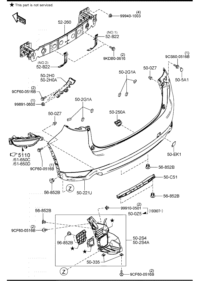 KDYH5022X-BAR, REAR BUMPER