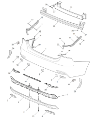 10307664-MOULDING REAR BUMPER