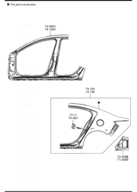 BELG704A1-PANEL(R),RR FENDER-L