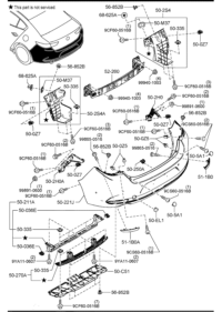 BELG50221-BAR, REAR BUMPER