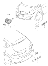 1P0853651D-GRILLE RADIATOR