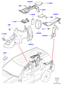 LR031655-RUBBER,T/MISSION MT