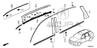 72410TZ5A01-MLDG ASSY,R FR DO